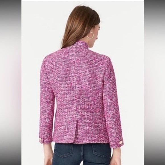 J Crew NWT Autumn Tweed Fitted Jacket/Blazer size 8 - Picture 5 of 17